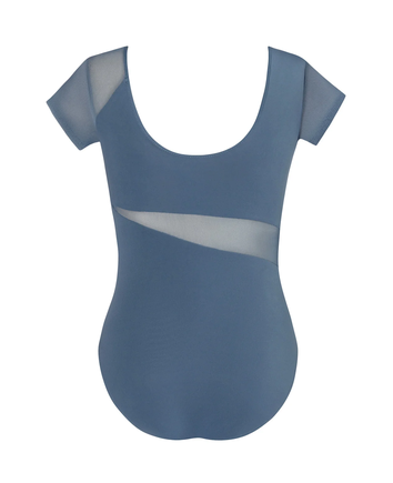 Delta Cap Sleeve Leotard - Elemental Blue