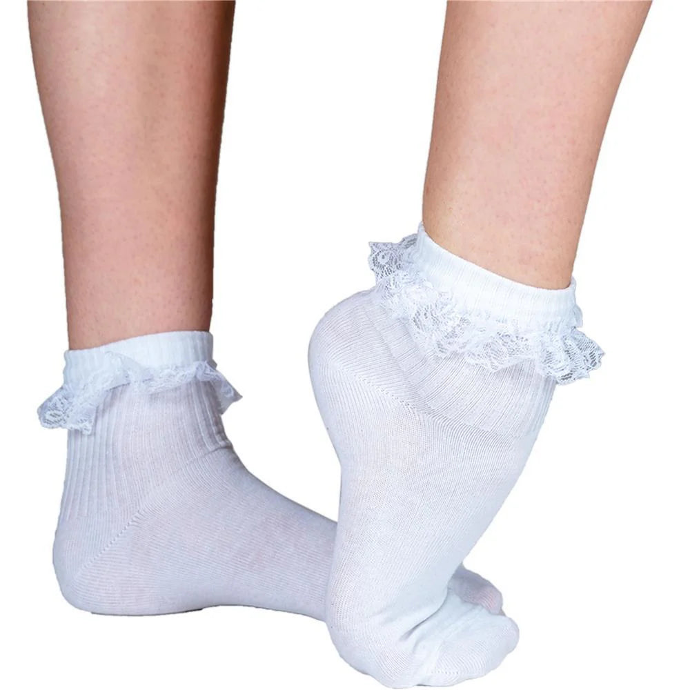 Socks - Lace Frill