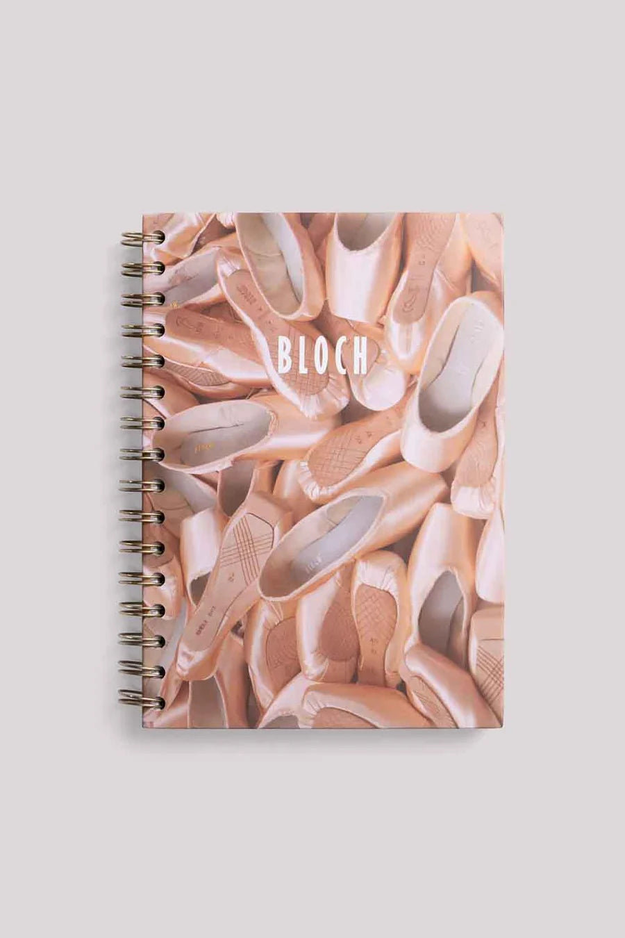 Bloch Pointe Shoe Spiral Hardcover A5 Lined Notebook