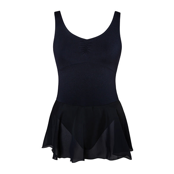 Ashley Leotard with Skirt - Adult Black