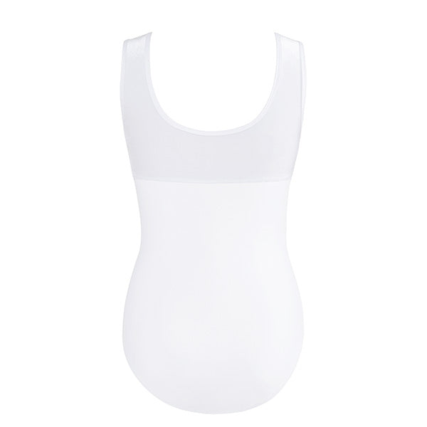 Alda Velvet Leotard - White Adult