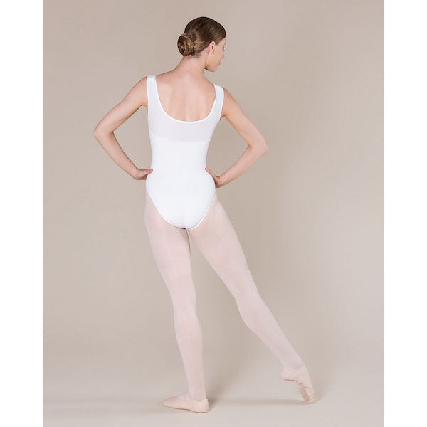 Alda Velvet Leotard - White Adult