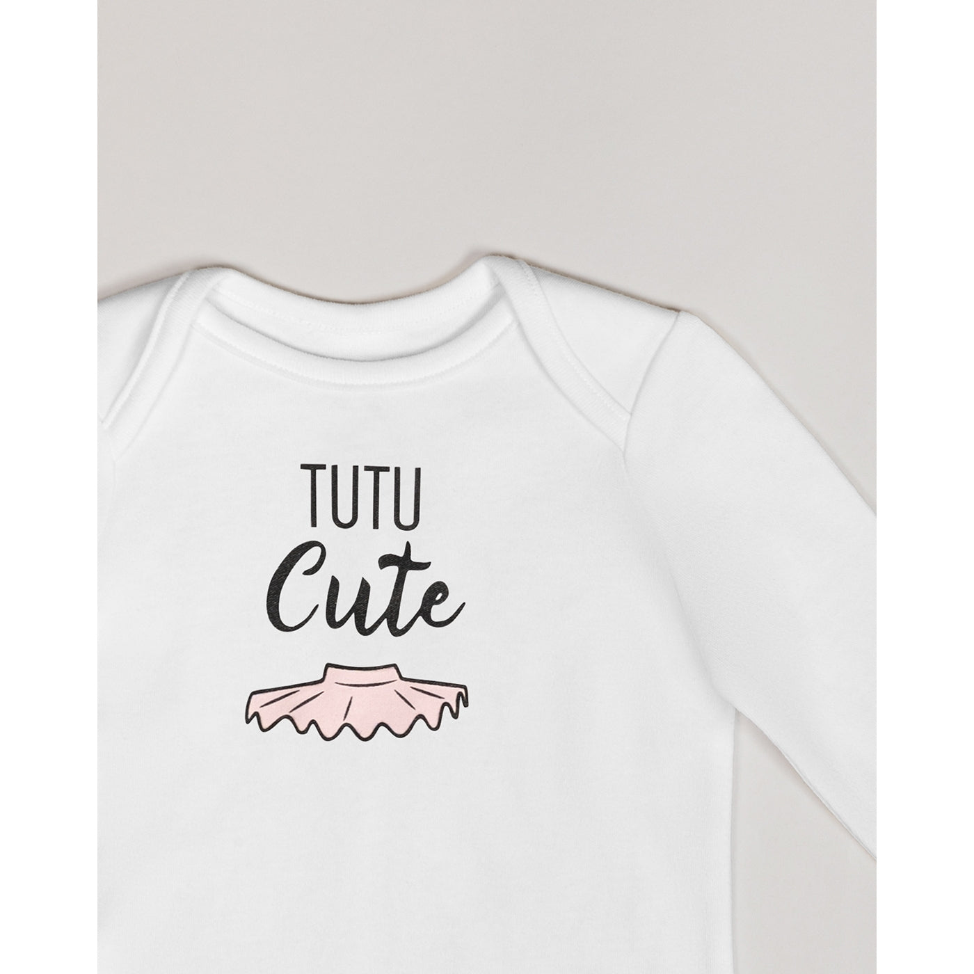 Long Sleeve Baby Romper - Tutu Cute - 2 Pack