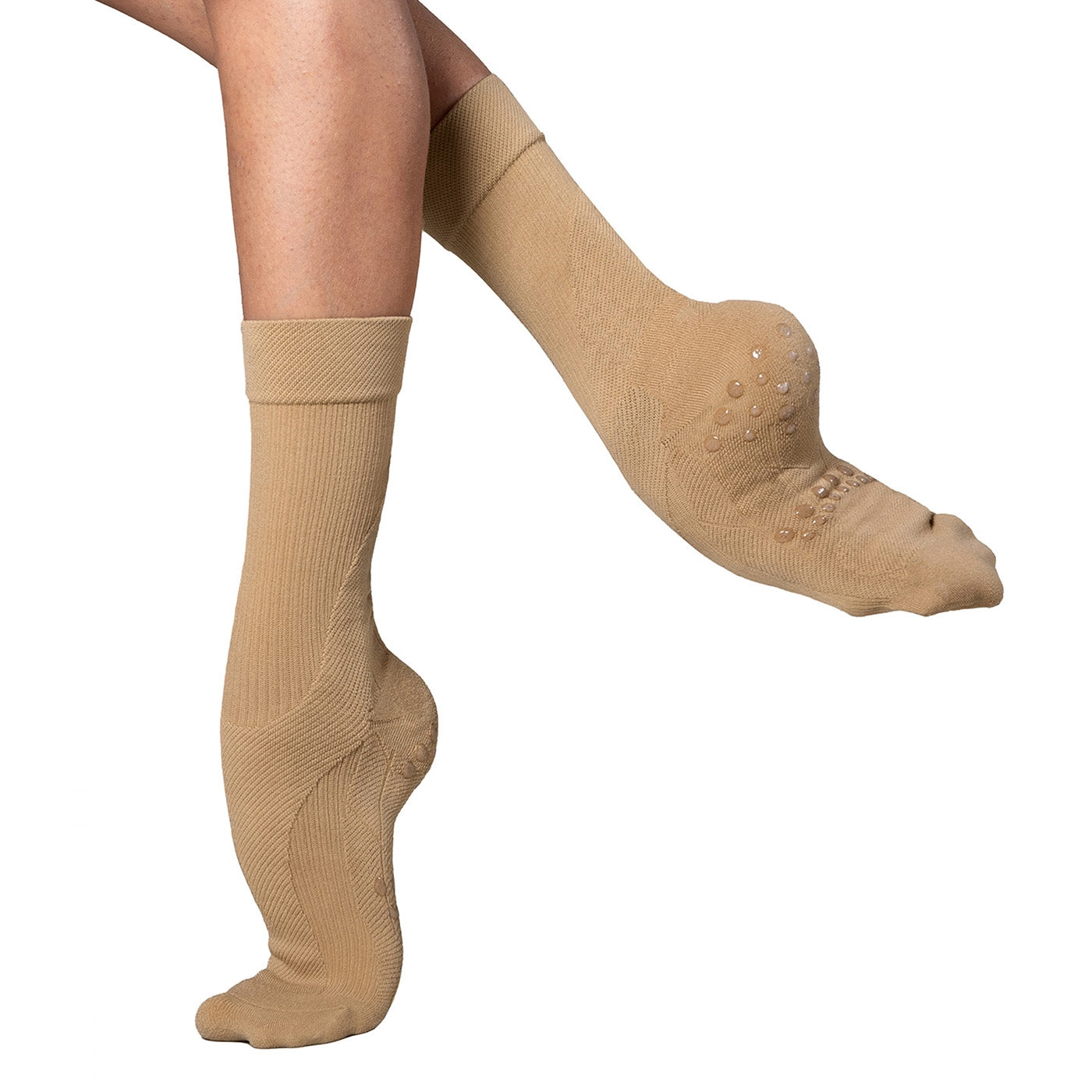 PivotPerfect Dance Sock - Tan