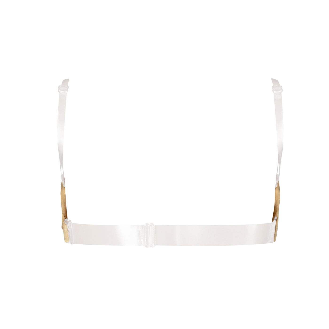 Clear Back Bra - Adult Beige