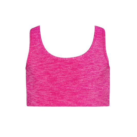 Eve Crop Top - Punk Pink