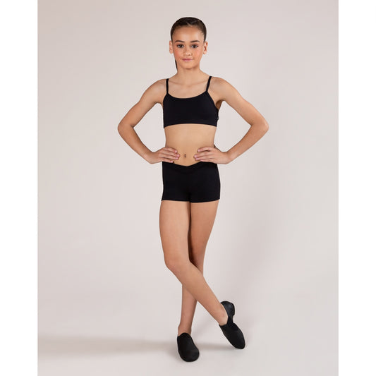 London Crop Top - Child Black