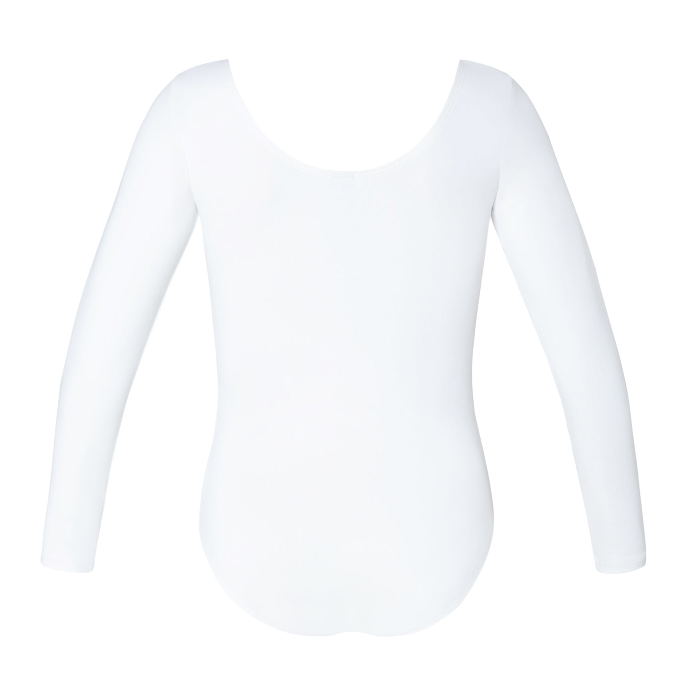 Jesse Long Sleeve Leotard - White Child