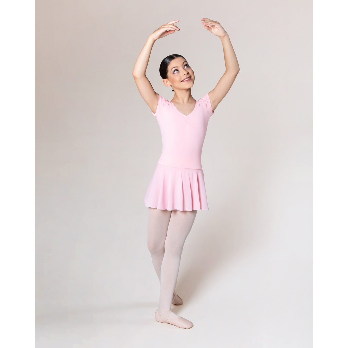 Florence Leotard with Skirt - Child Ballet Pink