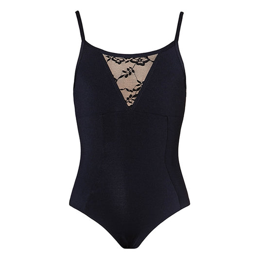 Grace Lace Camisole Leotard - Black Child