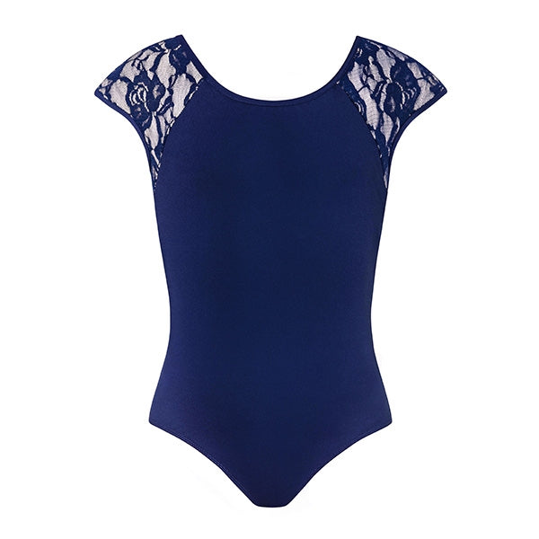 Milla Lace Leotard - Navy Childs