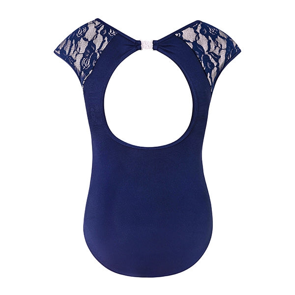 Milla Lace Leotard - Navy Childs