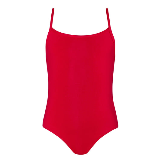 Karli Camisole Leotard - Child Red