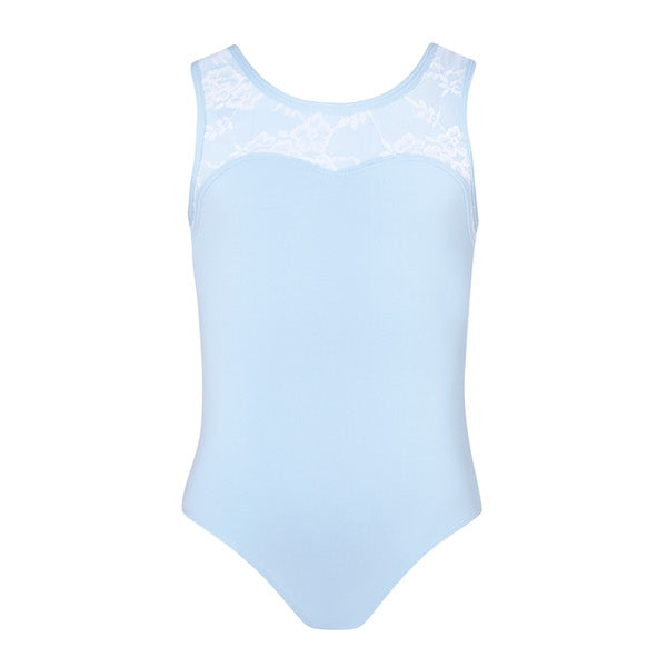 Hannah Lace Leotard - Childs Baby Blue