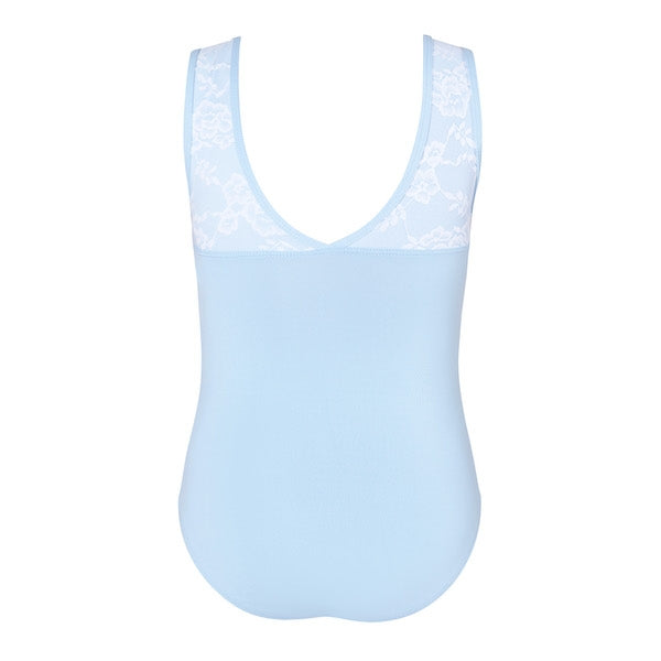 Hannah Lace Leotard - Childs Baby Blue