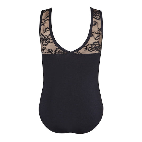 Hannah Lace Leotard - Childs Black