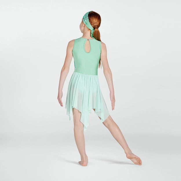 1st Position Flower Pattern Lyrical Dress - Mint