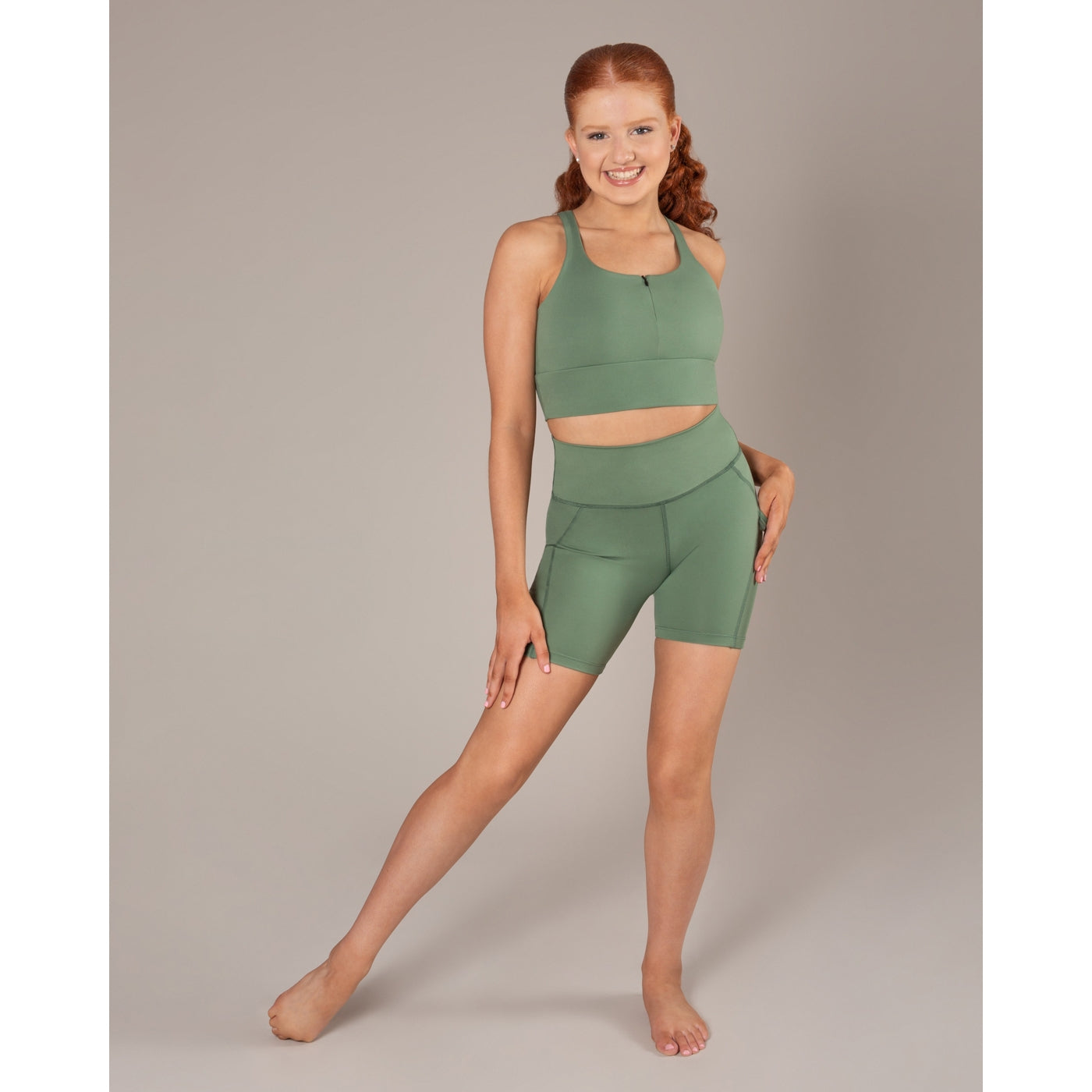 Sabre Bike Short - Adults Fern