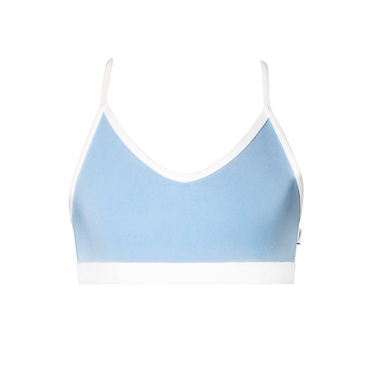 Sophia Crop Top - Misty Blue