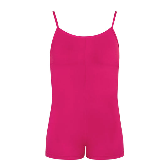 Perry Hot Short Unitard - Child Punk Pink