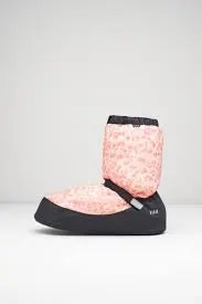 SIM5009P Kids Warmup Booties Printed - Leopard Pink